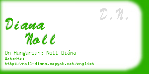 diana noll business card